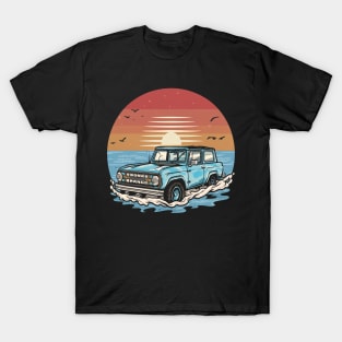 Bronco Retro Beach T-Shirt